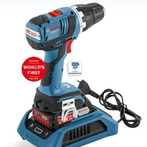 Akkuporakone GSR 18 V-EC + johdoton latausjärjestelmä, Bosch 🙂 Tukkuhinta