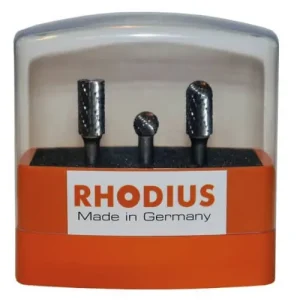 3-osainen kovametalliviilasarja, Ø8 mm, Rhodius 🙂 Suosittu