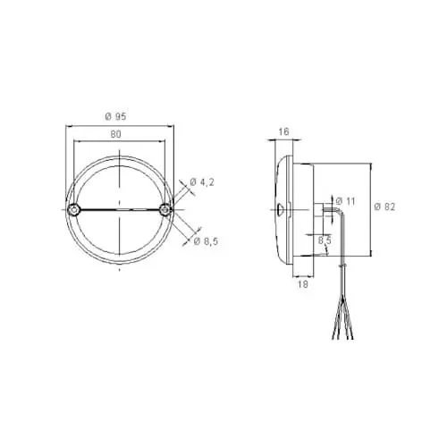 Jokon led BBS 725 12V taka-/jarru-/suuntavalo (10.0034.000) đ AlkuperĂ€inen