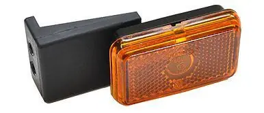 Sivuäärivalo joustavalla kumikiinnikkeellä, keltainen, Jokon 🙂 Nopea Toimitus