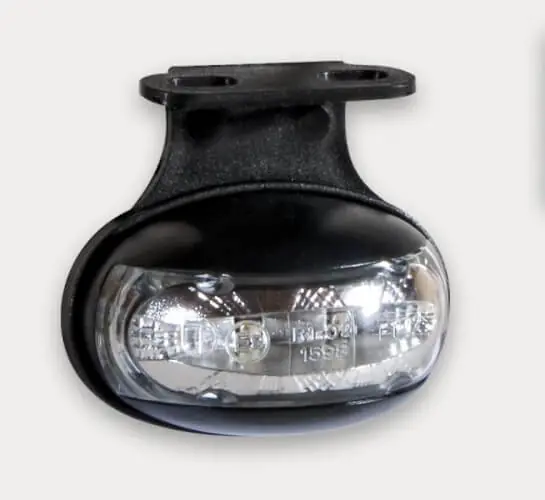 Uusi Kokoelma Led-sivuäärivalo muovialustalla 12-36 V, keltainen 🙂