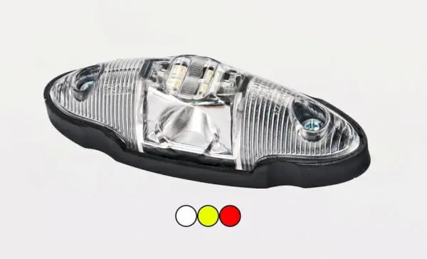 Led-äärivalo 12-24 V, puna-valkoinen + sivuvalo 🙂 Halpa Hinta