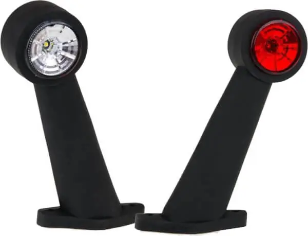 Led-äärivalo 12-36 V, puna-valkoinen 🙂 Korkea Laatu