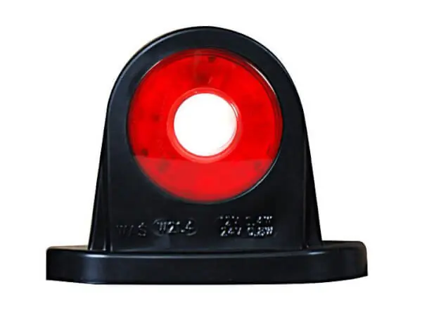 Osta Tänään Led-äärivalo, puna-valkoinen (12-24 V), Was 🙂