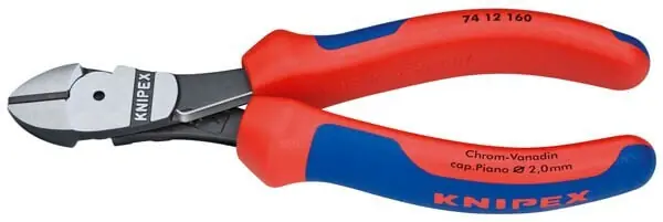 Pikatoimitus Voimasivuleikkurit jousella 2K 160 mm, Knipex đ