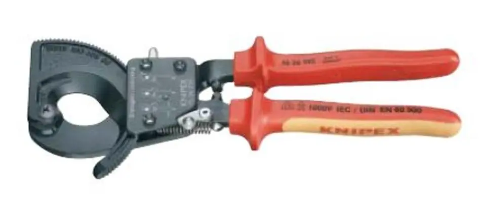 Tarjous Kaapelileikkuri - räikkämalli - VDE 280, Knipex 🙂