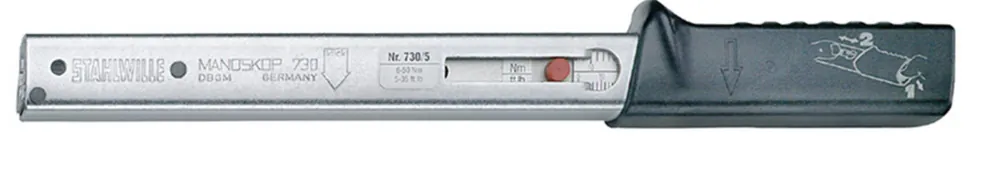 Alennus Momenttiavain 40-200 Nm, Stahlwille 730/20 đ