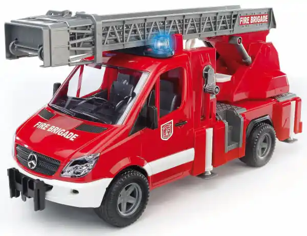 Pikatoimitus Lelu Paloauto Mercedes-Benz Sprinter vilkuilla ja äänellä (1 16), Bruder 🙂