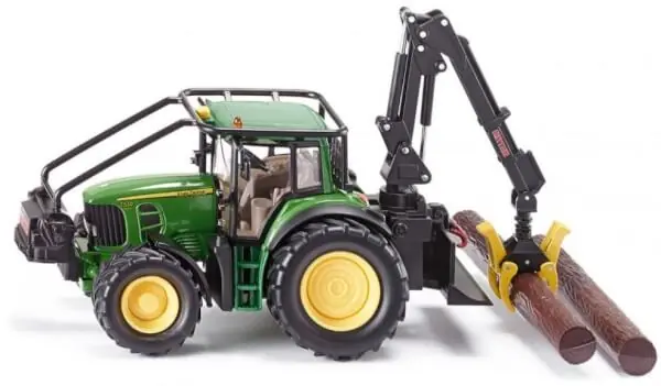 Lelu John Deere 6210R-metsätraktori (1 32), Siku 🙂 Turvallinen Maksu