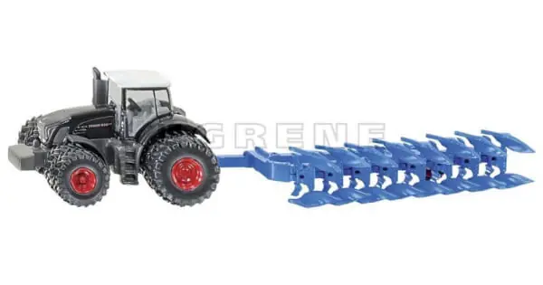 Alennettu Hinta Pienoismalli Fendt 939 sekä kääntöaura, Siku 🙂