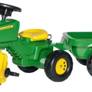 Erikoistarjous Polkutraktori ja perävaunu John Deere, Rolly Toys 🙂