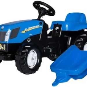 Eniten Myyty Polkutraktori perävaunulla New Holland T7040, Rolly Toys 🙂