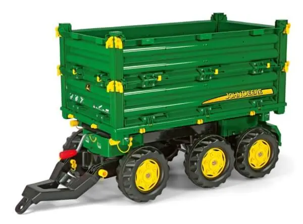 3-akselinen monitoimiperäkärry polkutraktoriin, John Deere, Rolly Toys 🙂 Tukkuhinta