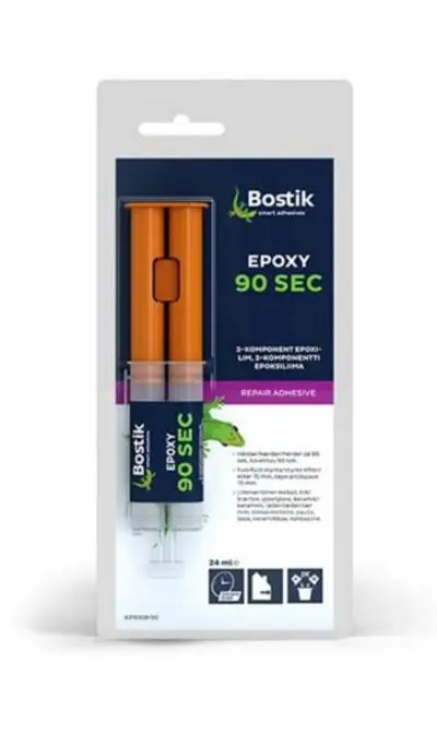 Pikatoimitus Epoksiliima 90 Seconds 24 ml, Bostik 🙂