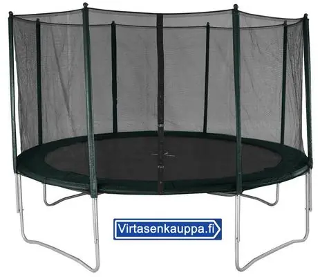 Trampoliini Ø 4,27 m + turvaverkko 🙂 Uutuus