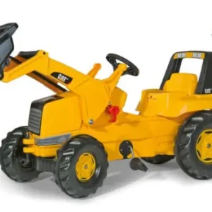 Alennus CAT-polkutraktori etukuormaajalla ja kaivurilla, Rolly Toys 🙂