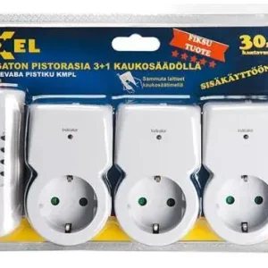 Korkea Laatu Langaton pistorasia kaukosäätimellä, Axxel 🙂
