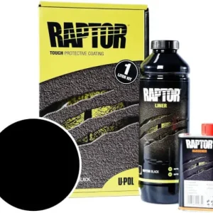 Lavapinnoite Raptor, musta, 0,95 l, U-Pol 🙂 Poisto