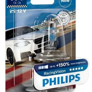 Ajovalopolttimo, H4, RacingVision, Philips 🙂 Alennettu