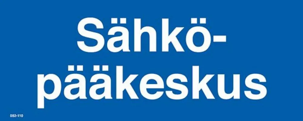 Flash-Tarjous Merkintäkilpi - Sähköpääkeskus 🙂