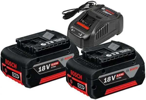 Akkupakkaus 2 x GBA 18 V / 6,0 Ah ja latauslaite GAL 1880 CV, Bosch đ Halpa