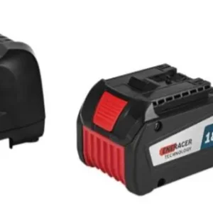 Akkupakkaus 2 x GBA 18 V / 6,3 Ah EneRacer ja latauslaite GAL 1880 CV, Bosch 🙂 Löytö