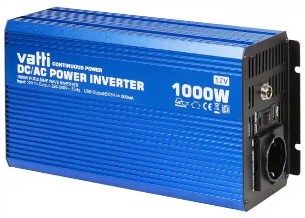 Invertteri puhdas siniaalto 1000 W (12 V), Vatti đ Uusi Malli