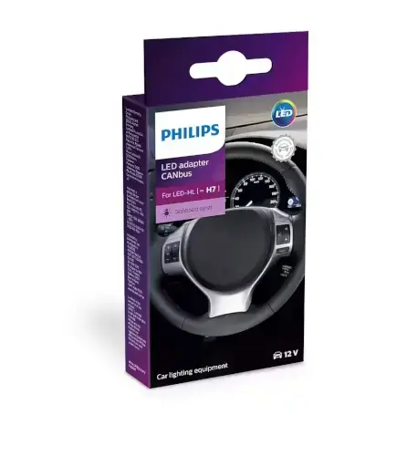 Viikonlopputarjous CAN-bus adapteri virheilmoituksille 12 V / 10 W (LED H7), paripakkaus - Philips đ