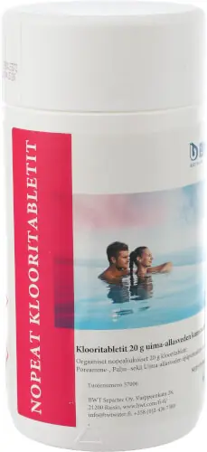 Kausialennus Nopealiukoiset klooritabletit 20 g / 1 kg, BWT 🙂