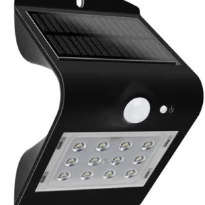 Edullinen Aurinkokenno led-valaisin liiketunnistimella, musta, Brightsolar 🙂