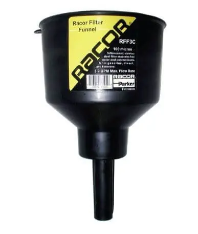 Sertifioitu Veden erottava polttoainesuppilo Racor RFF 13,2 l/min, Parker đ