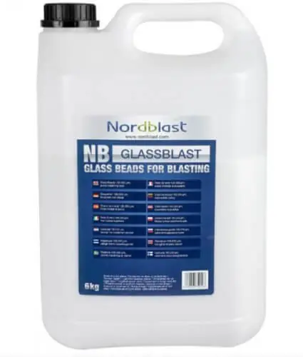 Alennus Lasikuularae 6 kg, raekoko 100-250 µm, Nordblast 🙂