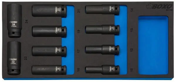 Viimeinen Mahdollisuus Konehylsysarja 1/2" (10-24 mm), Boxo 🙂