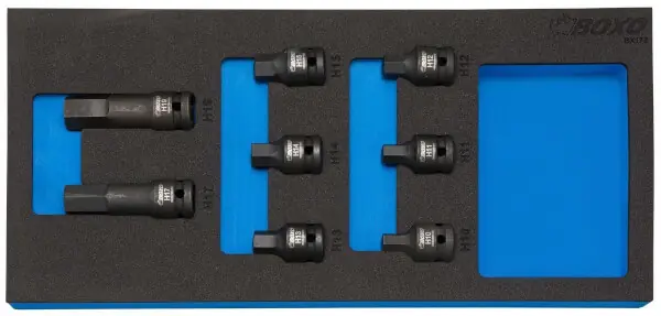 Kuusiokolohylsysarja 1/2" (10-19 mm), Boxo đ ĂlĂ€ Missaa