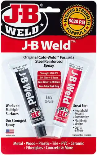 Epoksiliima ja metalliliima Adhesive Weld, JB Weld đ Rajoitettu Tarjous