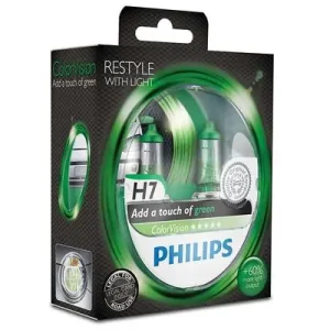 Ajovalopolttimo, H7, ColorVision vihreä, Philips 🙂 Alennettu Hinta