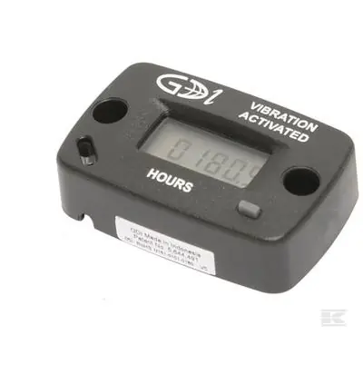 Värähtelystä aktivoituva käyttötuntimittari (1-99999 h), GDI 🙂 Alennettu Hinta