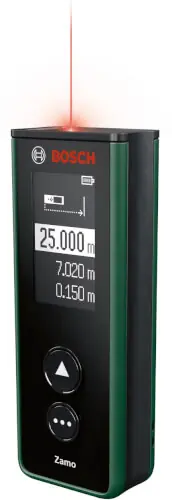 Digitaalinen laseretäisyysmittari Zamo, Bosch 🙂 Pakollinen (Must-Have)