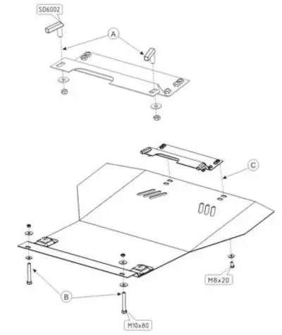 Pohjapanssari Volkswagen Golf, Vento (1991-1999), Golf Cabriolet (2013➟) 🙂 Merkkituote
