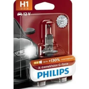 Ajankohtainen Ajovalopolttimo, H1, X-tremeVision G-force 1 kpl, Philips 🙂