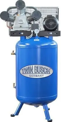 Kompressori 5,5 kW / 270 l (pystymalli), Twin Busch 🙂 Nopea Toimitus