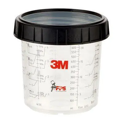 Ruiskumaalauksen mitta-astia 650 ml (2 kpl), 3M đ Korkea Laatu