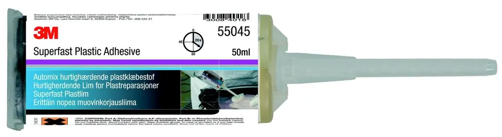 Osta Verkossa Erittäin nopea muovinkorjausliima 55045, 3M 🙂