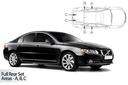 Asiakkaiden Suosikki Häikäisysuojasarja Volvo S80, 4 ovinen (2006-2016), Car Shades 🙂