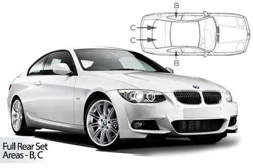 Poisto Häikäisysuojasarja BMW 3-Sarja E92, 2 ovinen (2005-2012), Car Shades 🙂