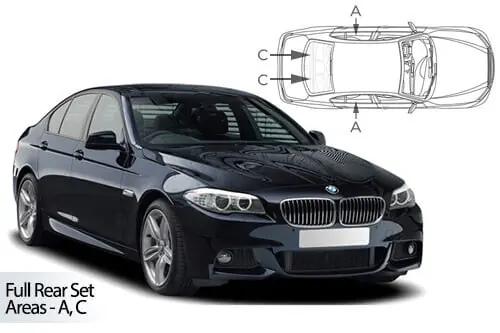 Häikäisysuojasarja BMW 5-Sarja F10, 4 ovinen (2010-2017), Car Shades 🙂 Vain Rajoitetun Ajan