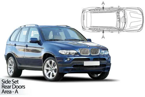Häikäisysuojasarja BMW X5 E53, 5 ovinen (1999-2006), Car Shades 🙂 Eniten Myyty
