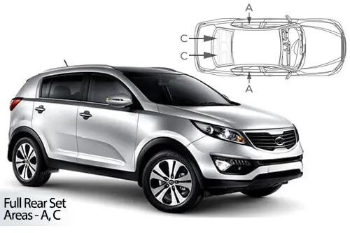 Häikäisysuojasarja Kia Sportage, 5 ovinen (2010-2015), Car Shades 🙂 Edullinen