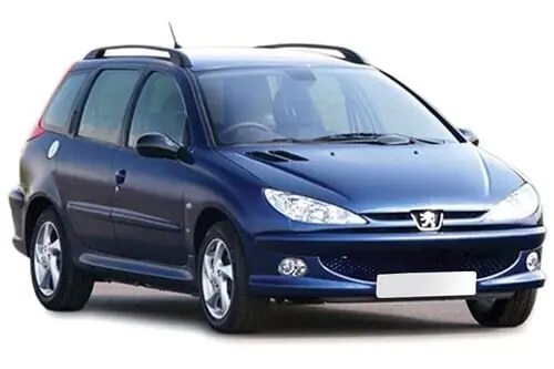 Uusi Kokoelma Häikäisysuojasarja Peugeot 206, Farmari (1998-2006), Car Shades 🙂