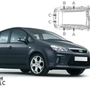 Älä Missaa Häikäisysuojasarja Ford C-Max, 5 ovinen (2003-2010), Car Shades 🙂